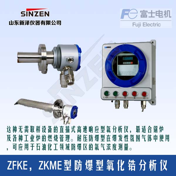 ZFKE/ZKME型耐压防爆型氧化锆分析仪