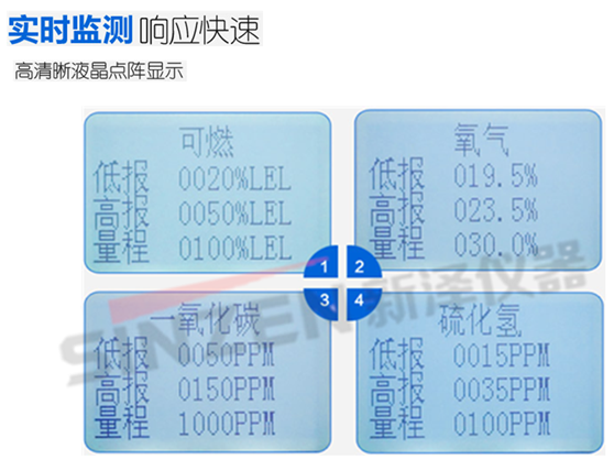 便携式有毒气体检测仪 S4000M,新泽,气体检测仪,便携式,工业气体分析