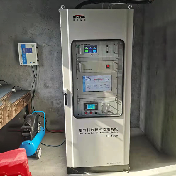 烟气在线监测设备安装现场